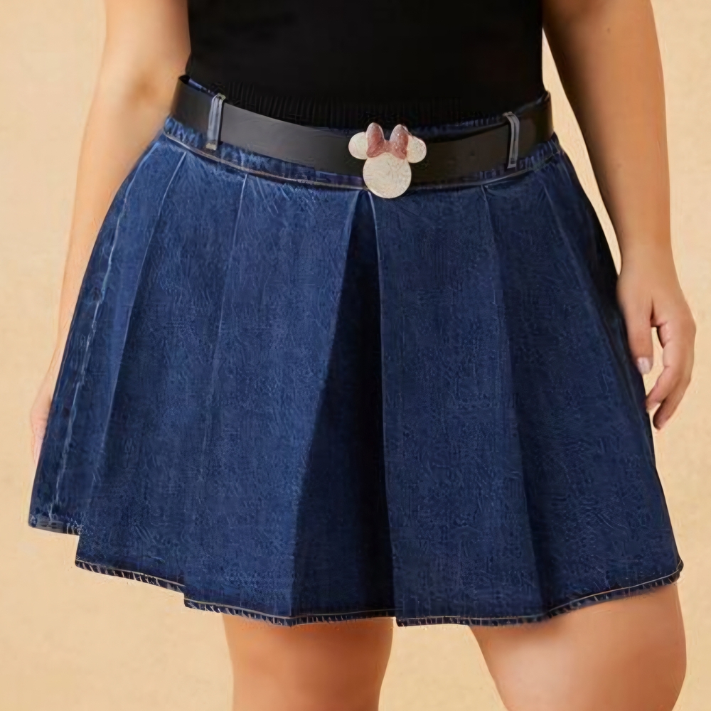 Plus Sized Disney Mini Mouse Mini Skirt